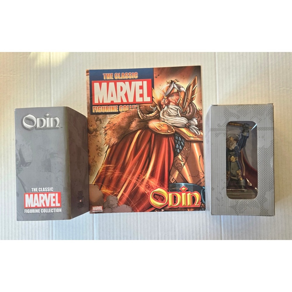 Eaglemoss 1:16 Classic Marvel Figurine w/Book:‎ Odin (Special)